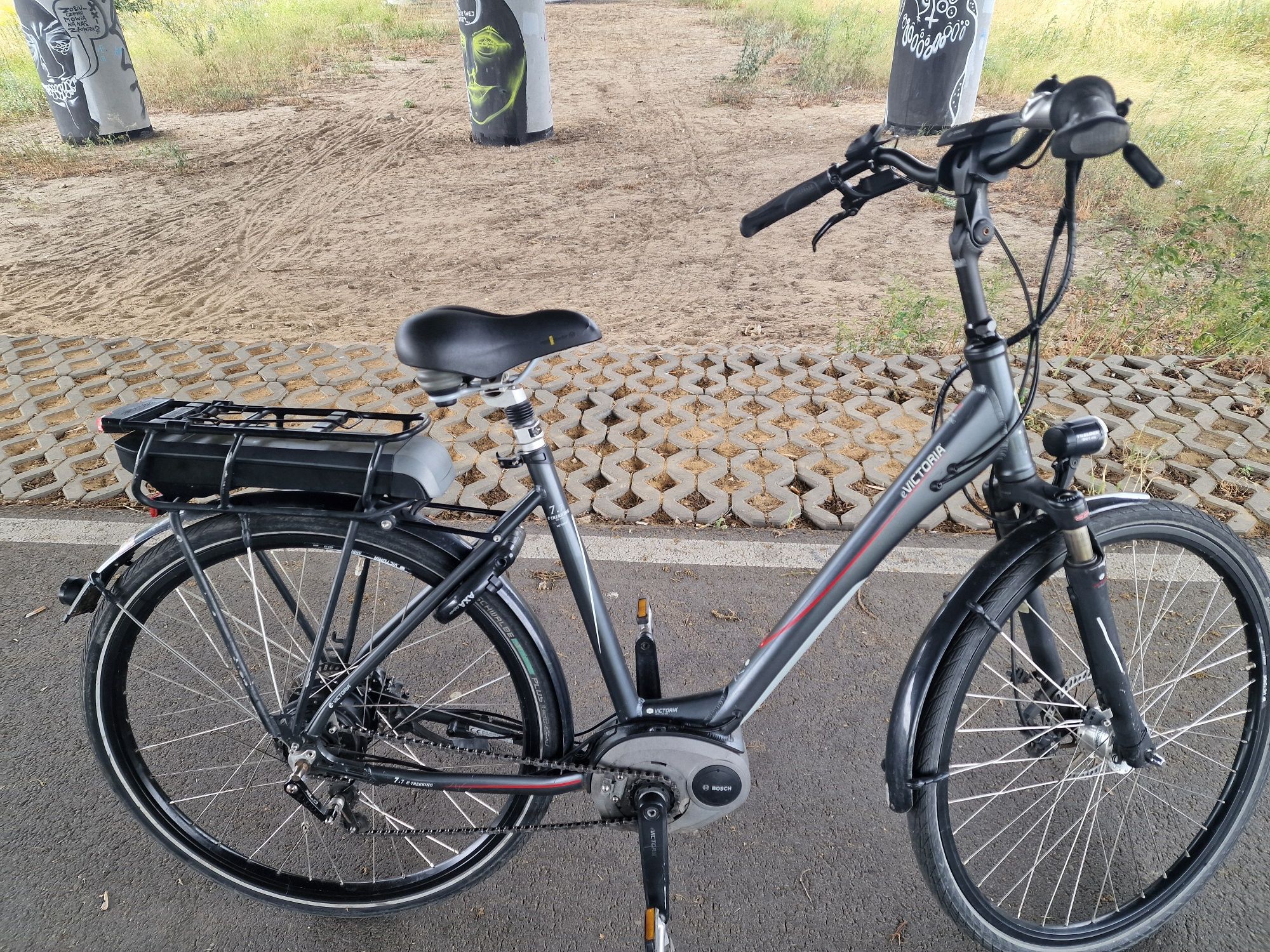 Rower damka elektryczna