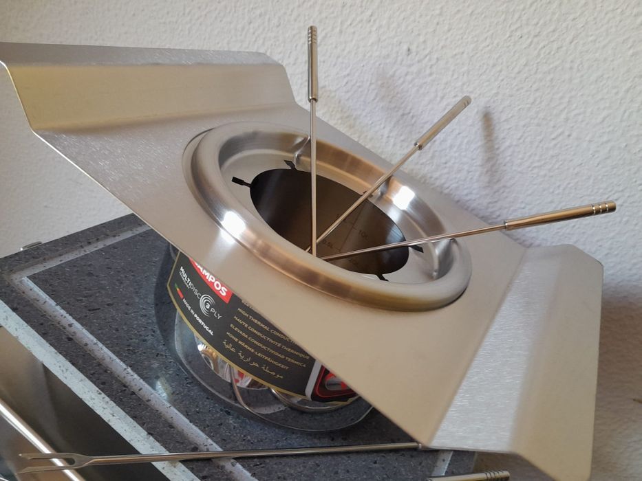 Fondu + pedra grill como nova