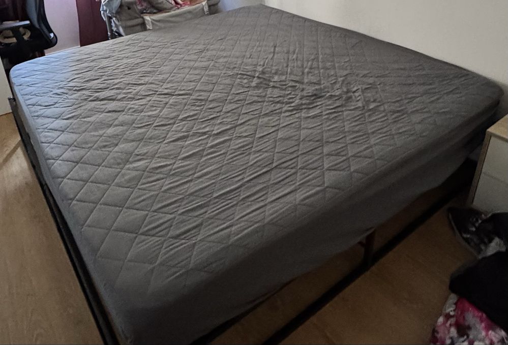 Cama e colchao king size 2mX2m