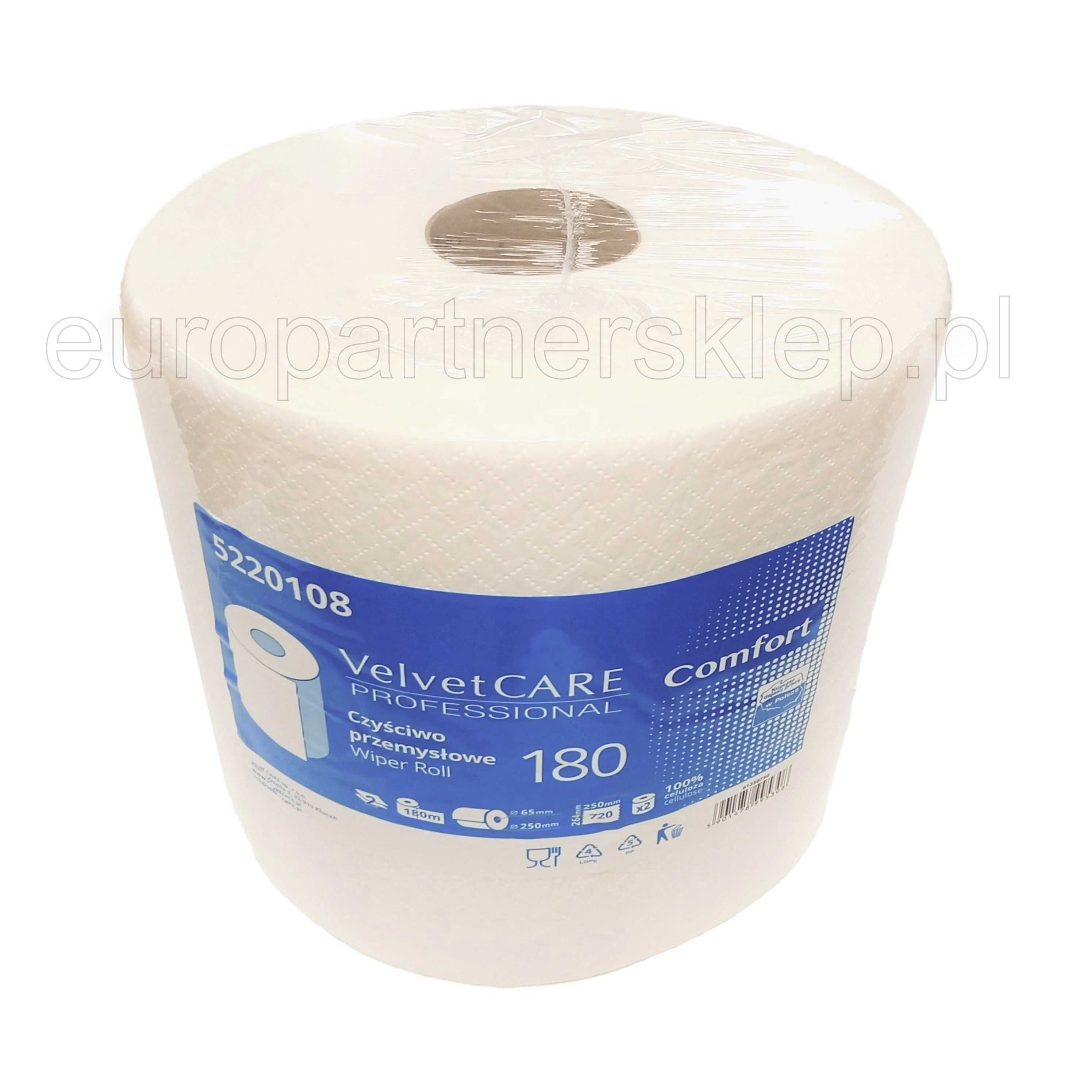 Czyściwo papierowe Velvet 2x180m (360m) celuloza* europartnersklep.pl
