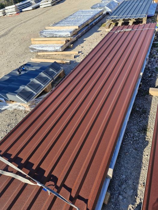 Blacha trapezowa na dach, garaż T18 Ral 7016 grafit mat DOBRA CENA