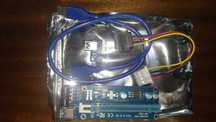Riser (райзер) 006S PCI-E Molex USB 3.0 - 60см Новый