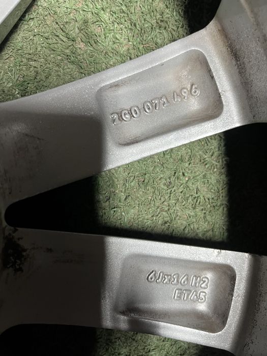 5x100 6J16 ET45 57,1 felgi aluminiowe seat audi skoda vw polo ibiza