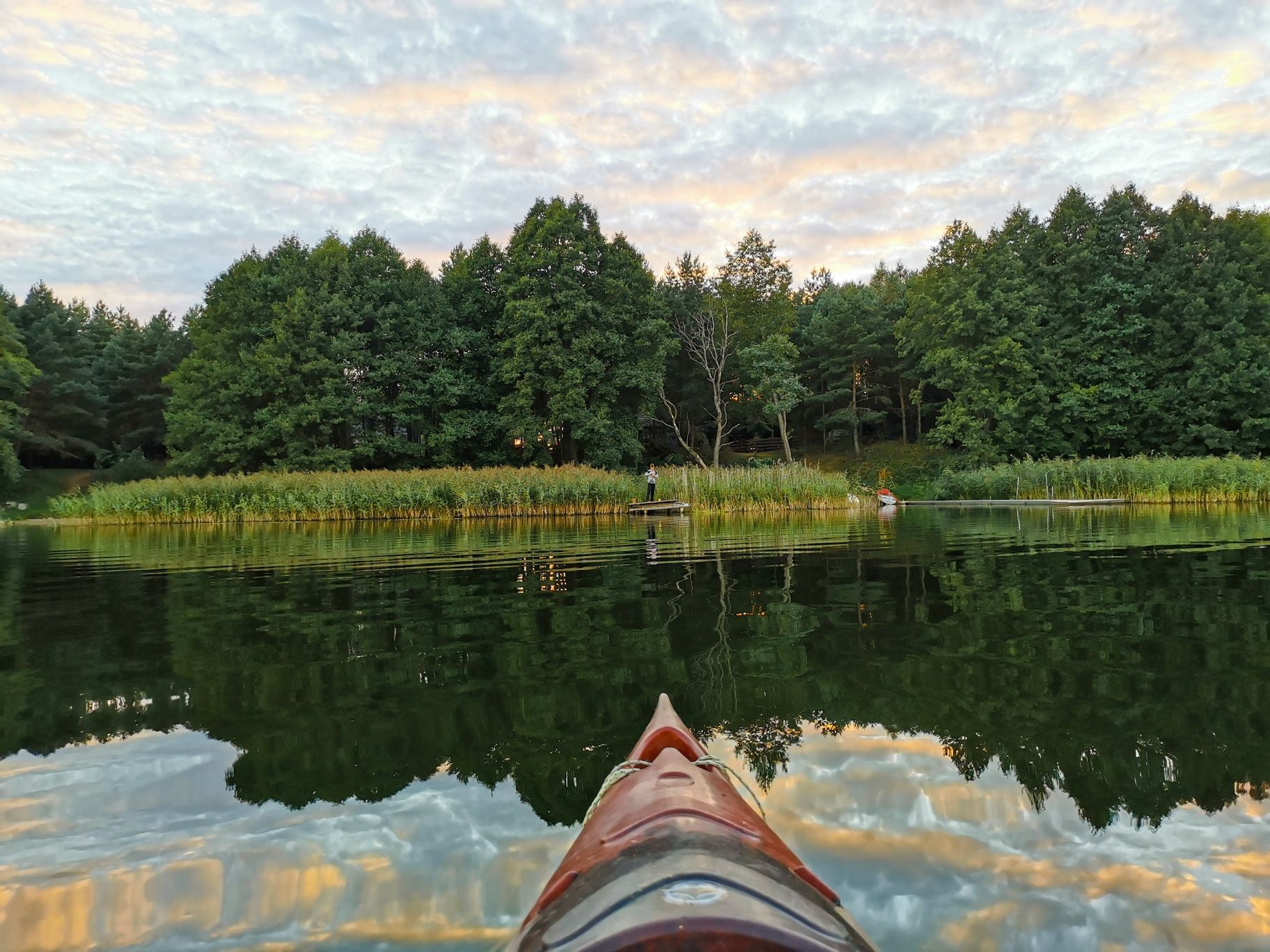 Last Minute Promocja Mazury dom Bania jacuzzi linia brzegowa kajak