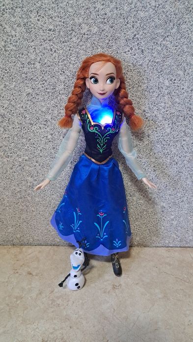 Кукла Disney Store Sings 40см Анна Холодное Сердце шарнирная озвученна