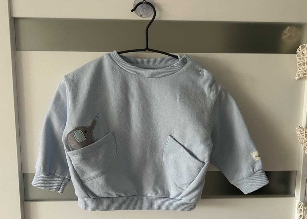 Bluza dziecieca niebieska r68 SINSEY