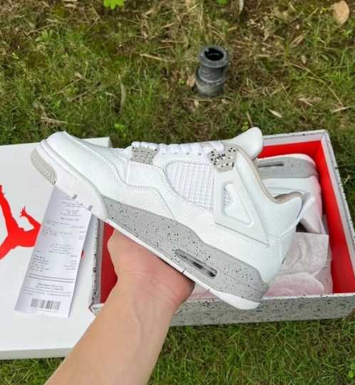 Buty meskie Mokasyny Jordan_4_Retro_WhiteOreo R.38.5