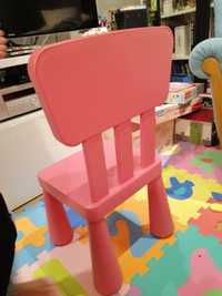 Krzesła Mamut różowe