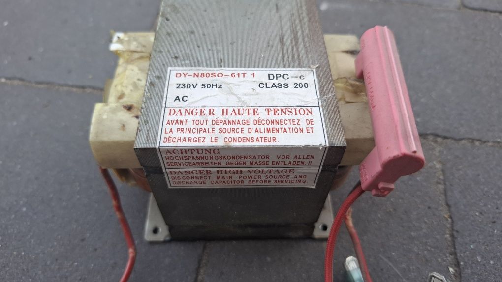 Transformator z mikrofalówki DY-N80SO-61T 1