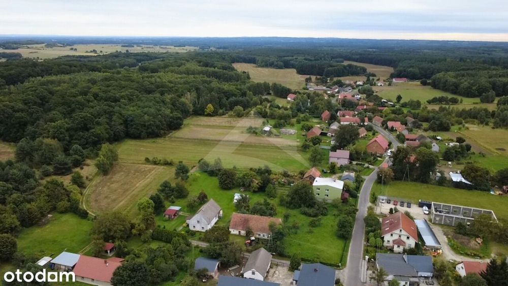 Działka budowlana przy lesie z dostępem do mediów, mpzp