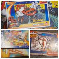 Puzzle 60 Blaze Tom&Jerry Power Rangers