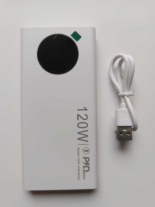 Powerbank 50000mAh szybkie ładowanie 120W. Nowy!