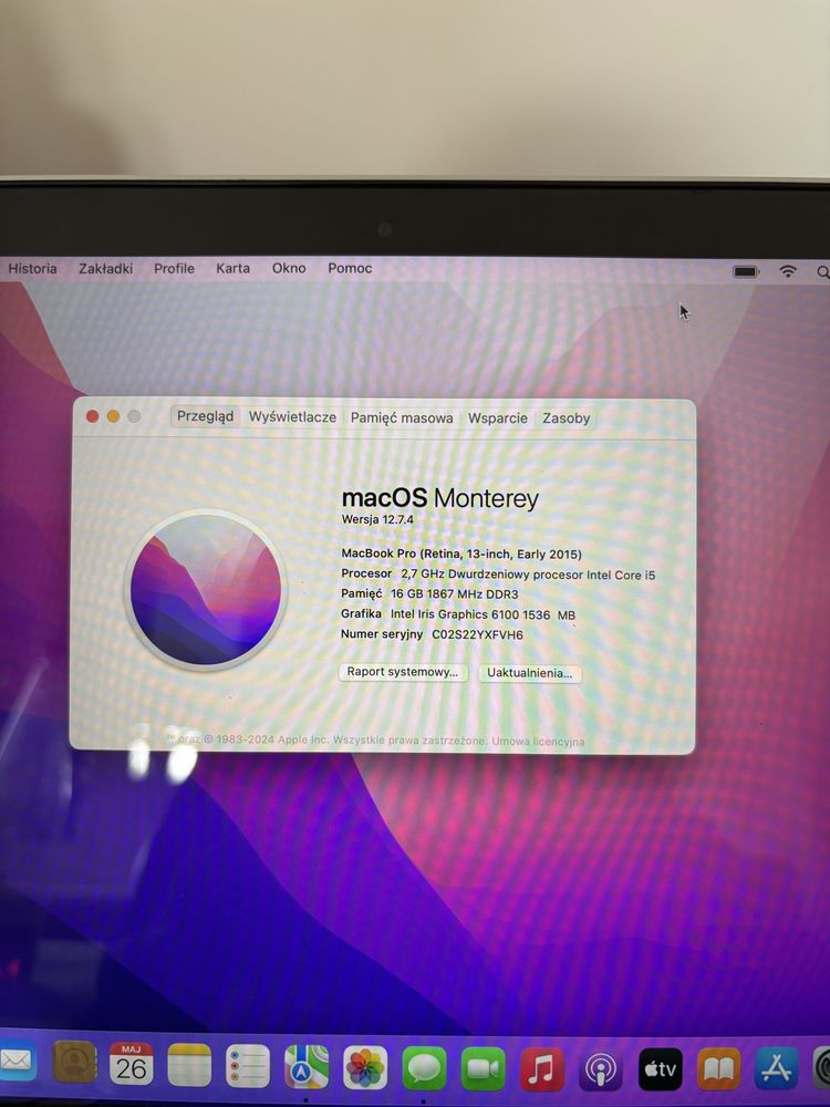 MacBook Pro 2015r