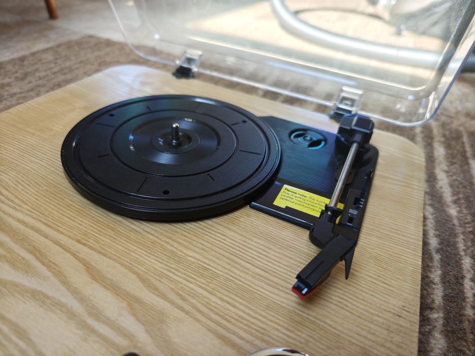 Gramofon sprawny ION Stereo LP drewno winyl retro