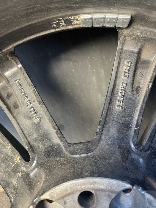 Диски w222 5 112 r19 різноширокі