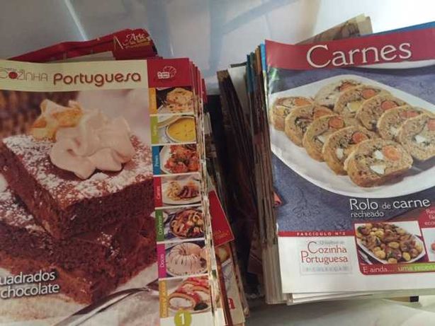 Lote de 385 revistas de culinária portuguesas