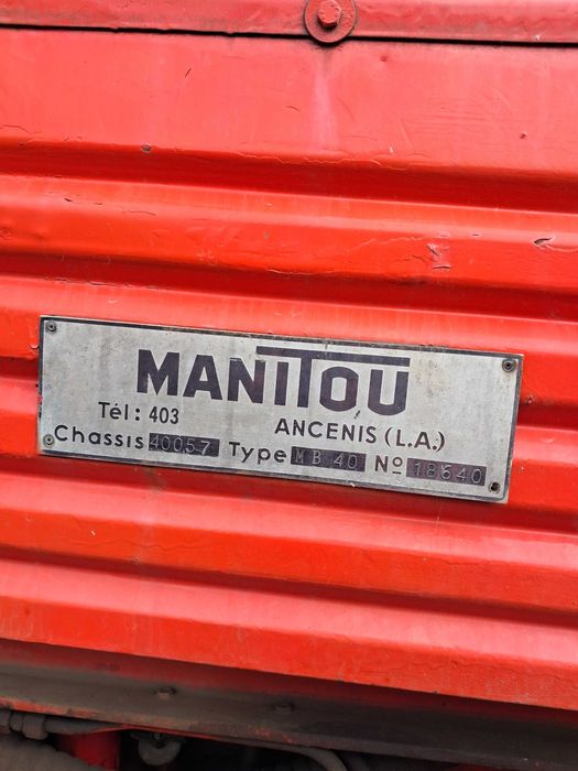 Wózek widłowy Manitou MB40 Terenowy