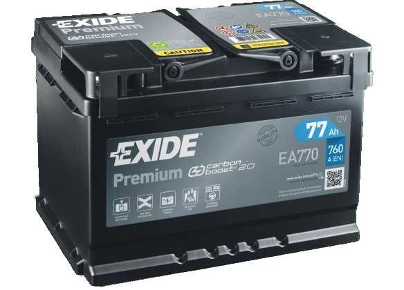 Akumulator Exide Premium 77Ah 760A PRAWY PLUS