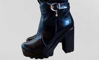 Шкіряні чоботи/бофорти NEW TREND Italy Design, жіночі