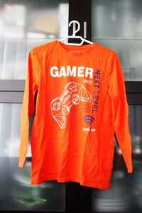 Sweat laranja escuro Gamer Next Level Primark tamanho 12-13 anos