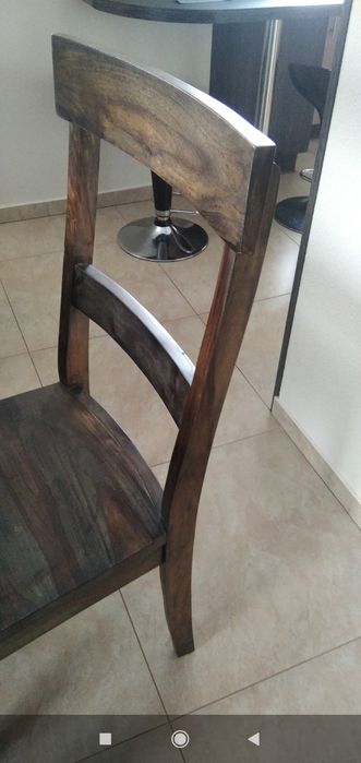 6 krzeseł kolonialnych palisander