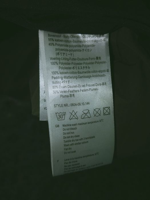 Bardzo ciepła kurtka zimowa Scotch&Soda męska z kapturem oliwkowa XL