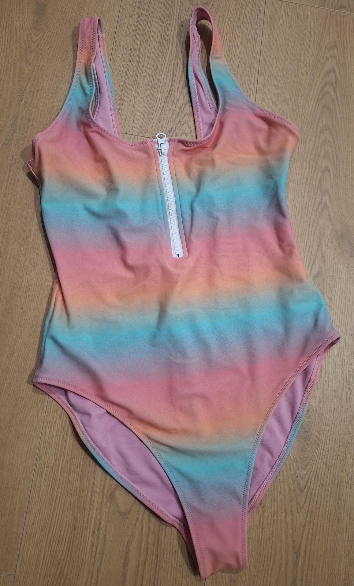 Pepe jeans bikini stroj swim pastele lato tecza roz blekit pomarancz