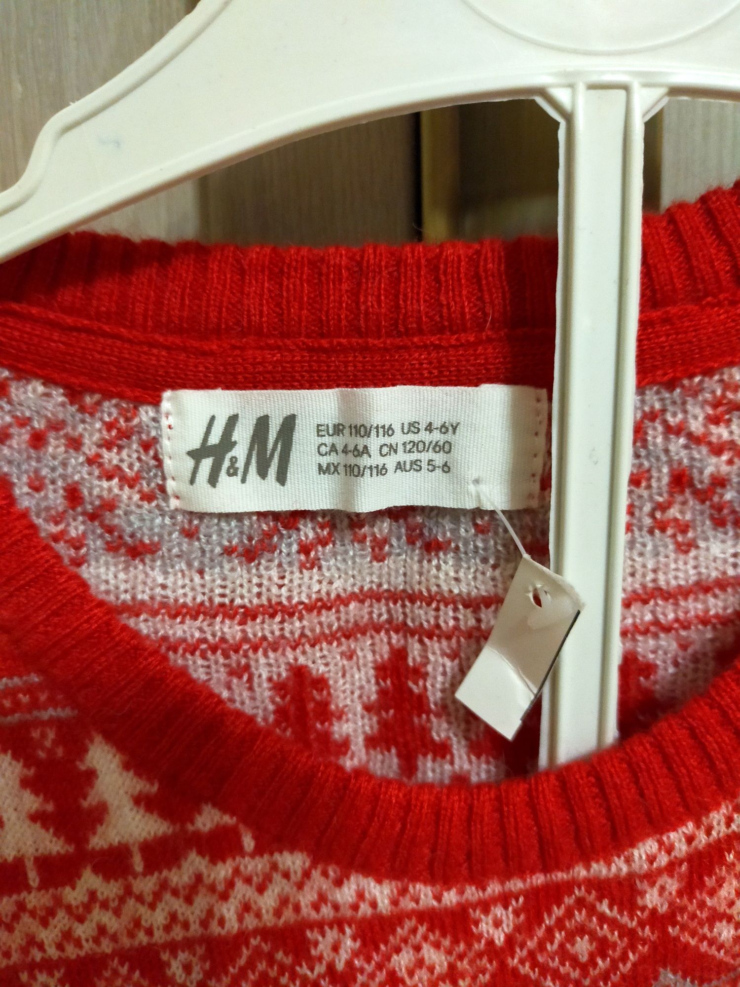 Платье на рост 4-6 лет H&M новое