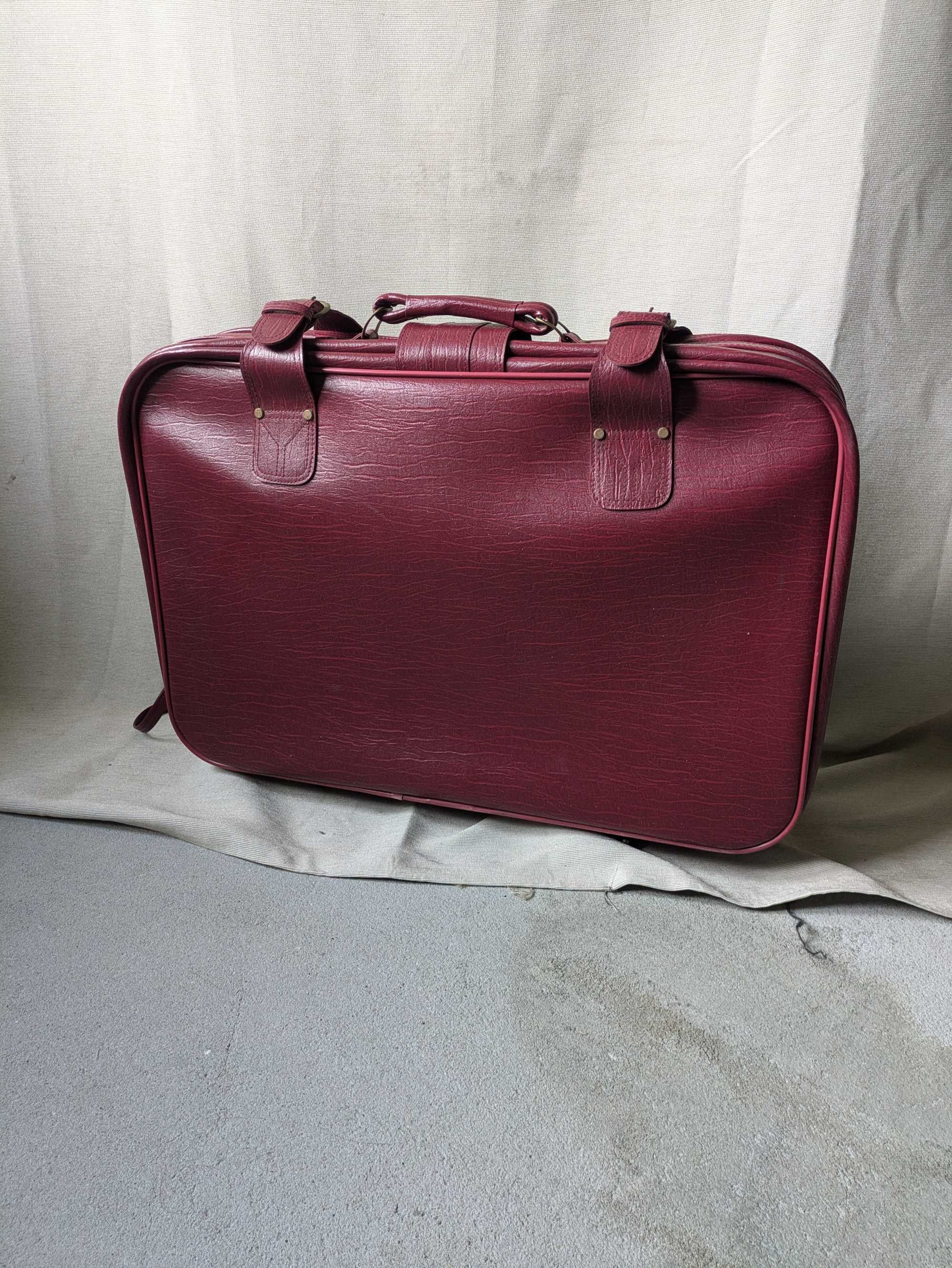 Vintage Rodelle Mala de Viagem c/ Rodas Vermelha