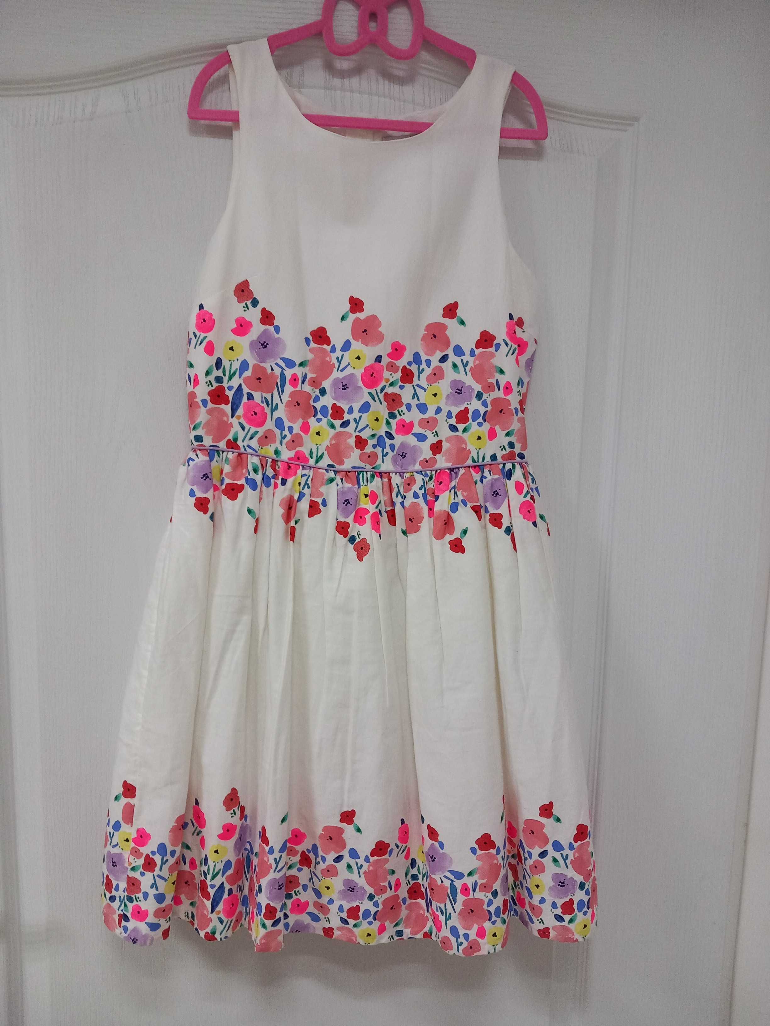 Wiosenna sukienka kwiaty M&S roz 146