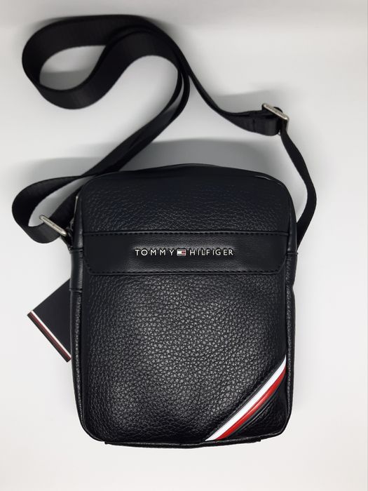 Чоловіча сумка через плече барсетка | Мужская сумка томми хилфигер