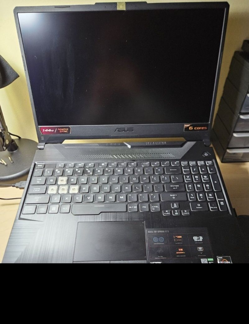 ASUS TUF GAMING AMD RYZEN 7 Nvidia 3050 TI processor 8 cores RAM 24GB