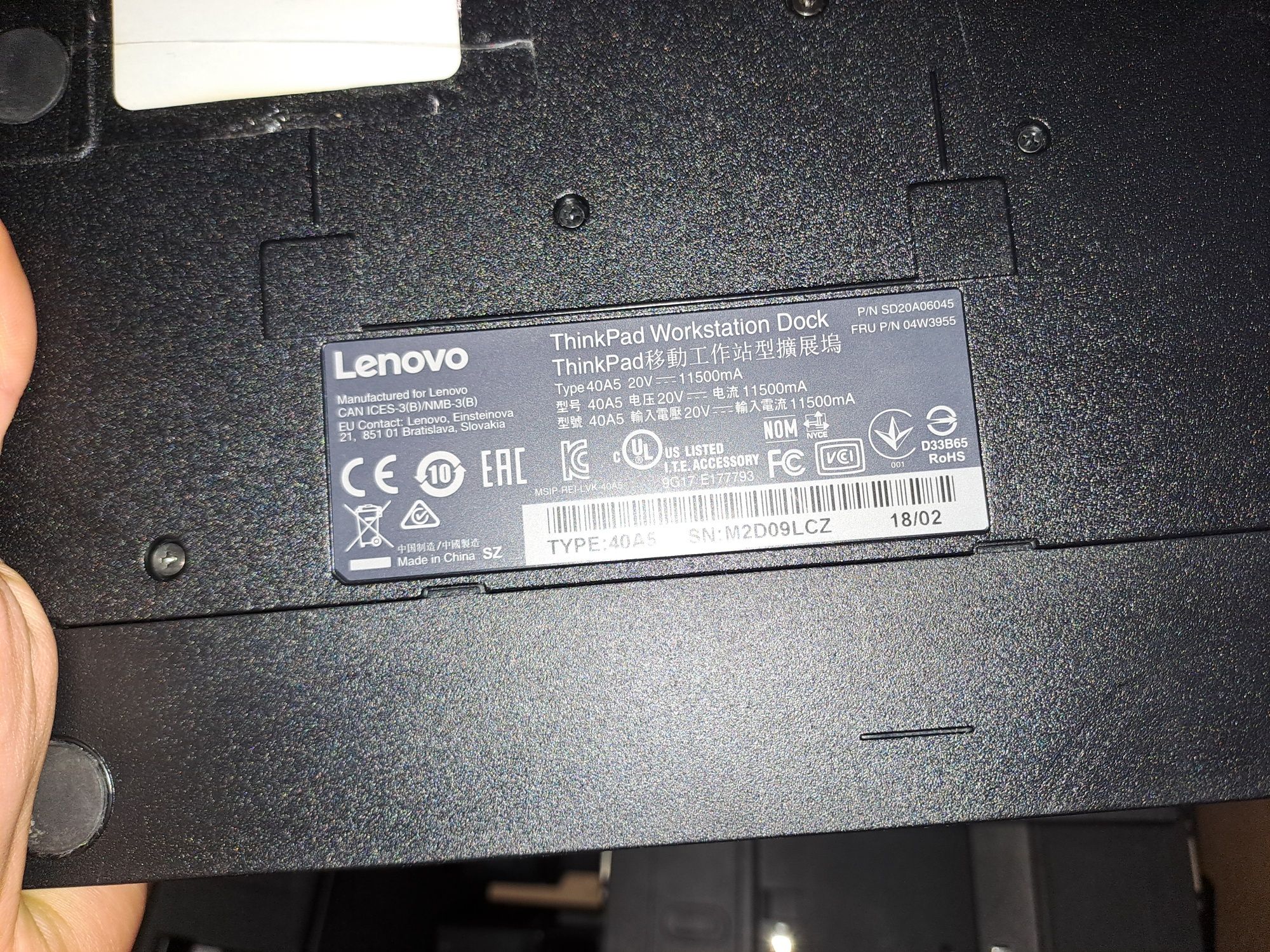 Stacje dokujące Lenovo ThinkPad i DELL