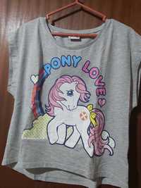 T-Shirt cinzenta My Little Pony tamanho S/M
