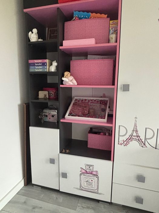 Zestaw mebli pokój dziecka + łóżko