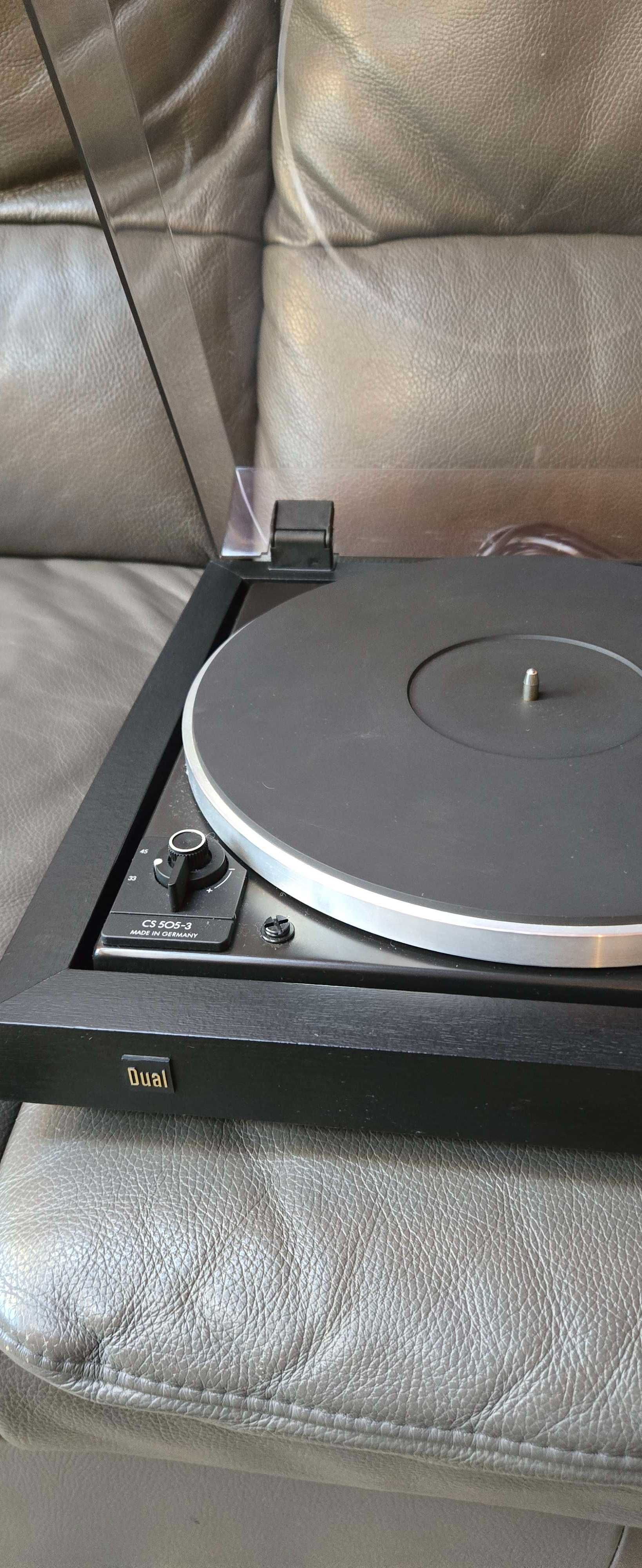 Gramofon Dual CS 505-3 Audiophile Concept Idealny Carbon Fibre Adapter