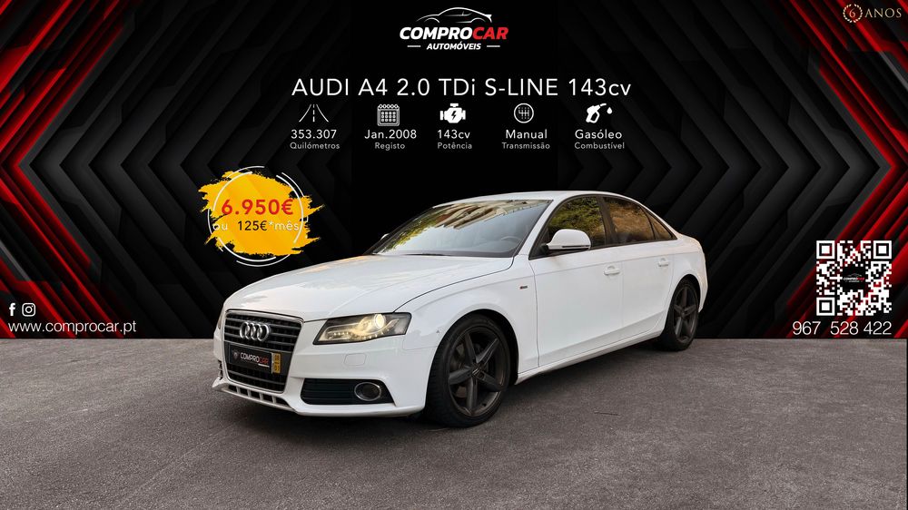 Audi A4 2.TDi S-Line 143CV
