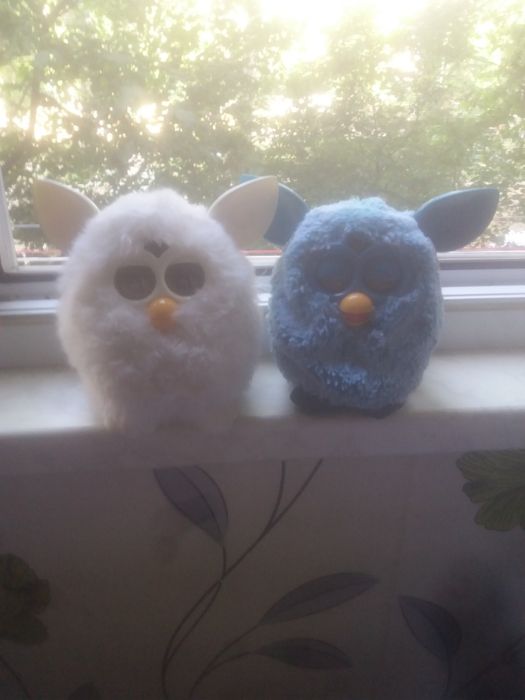 Інтерактивна іграшка Фербі Furby Повторюшка блакитний та білий  колір