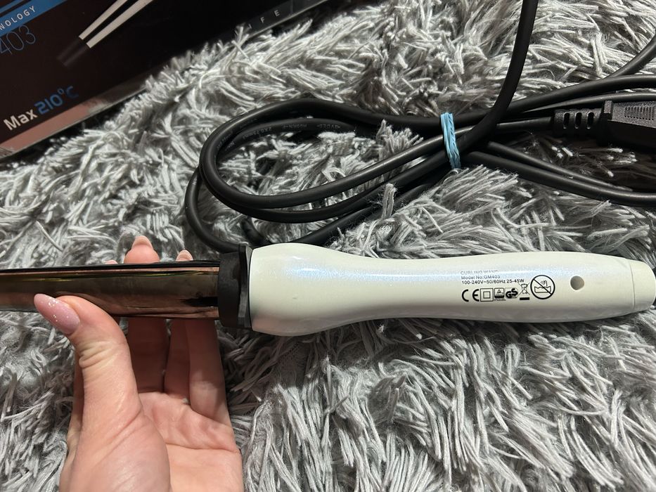 Плойка для волос. Конусная плойка доя волос Geemy GM-403