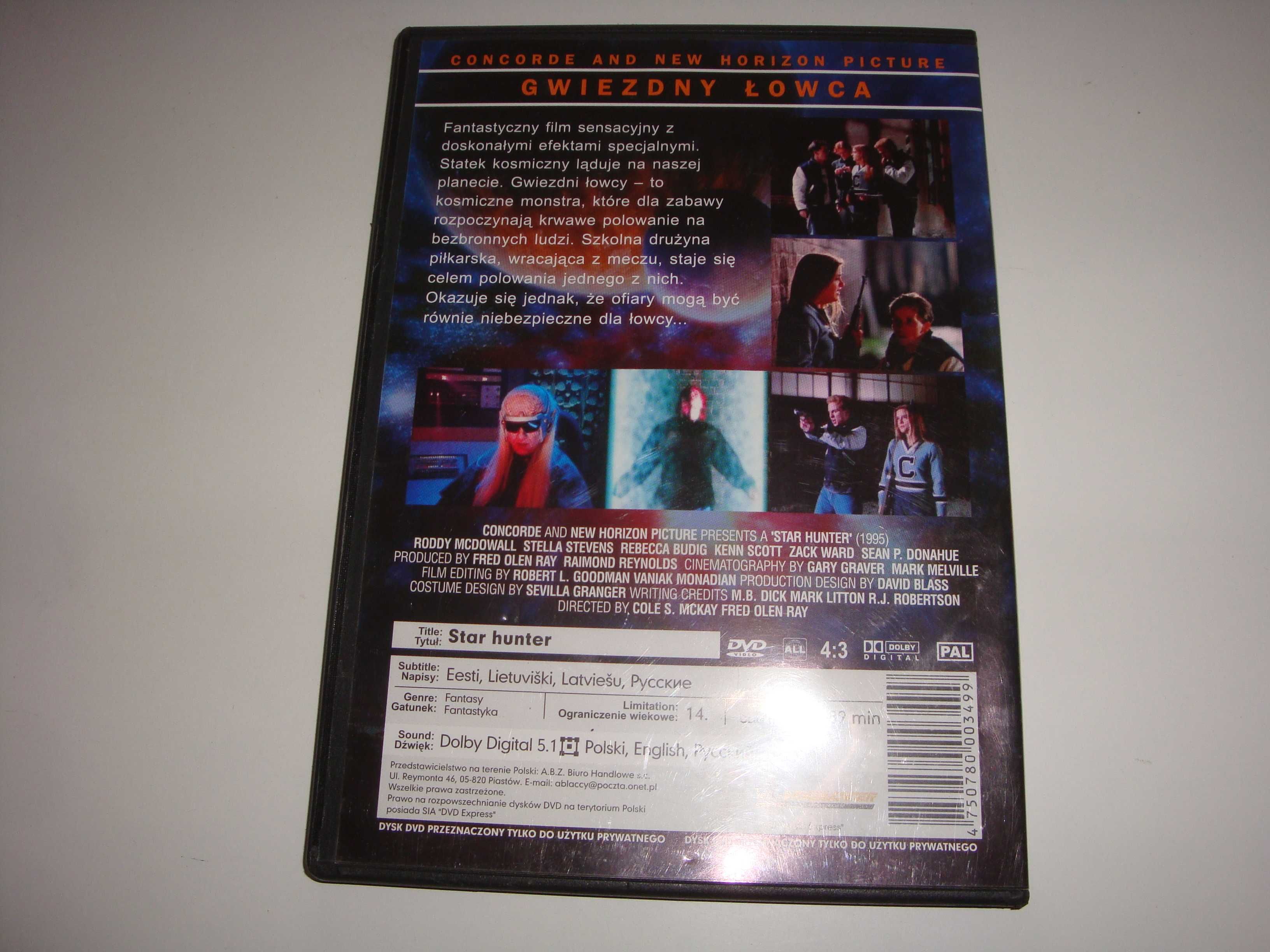 Gwiezdny łowca Star Hunter DVD