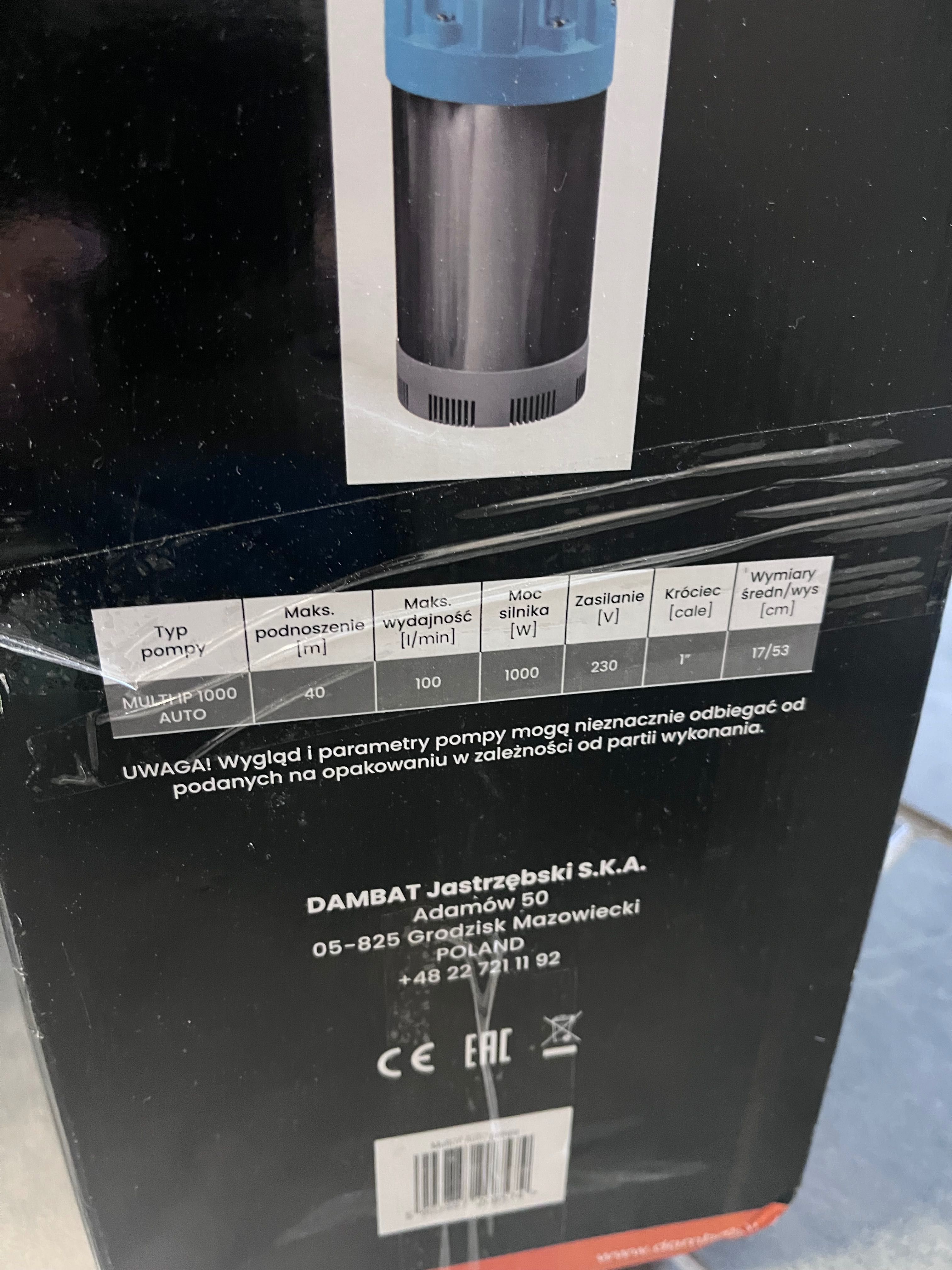 Pompa Multi IP 1000 Auto IBO Do Deszczówki 100L/min poserwisowa