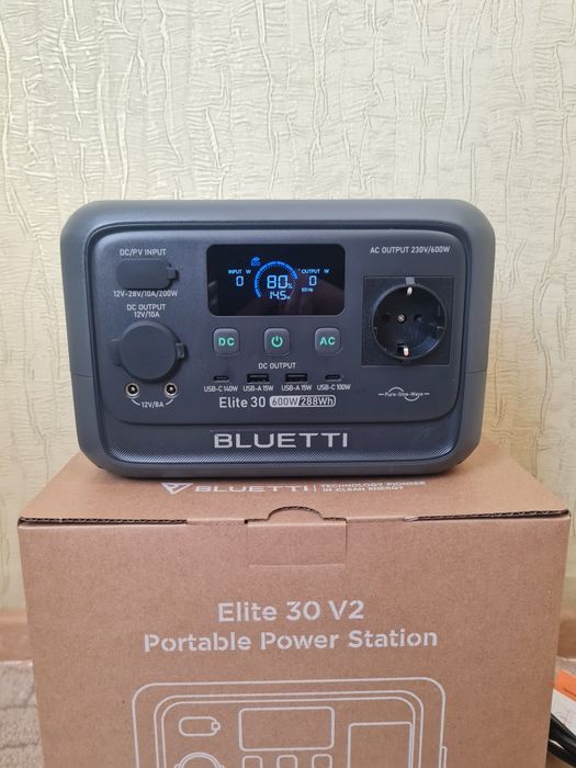 Зарядная станция  BLUETTI Elite 30 V2 600W 288Wh EU