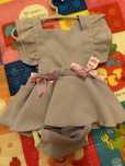Vestido lilás bebe menina 6-9 m