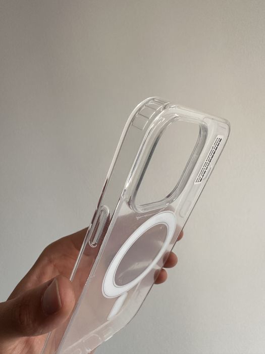 Etui plecki przeźroczyste z MagSafe + SZKŁO do IPHONE 14 PRO MAX