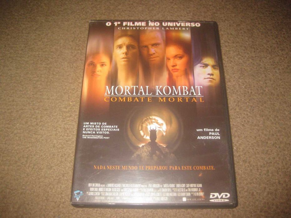 DVD "Mortal Kombat: Combate Mortal" com Christopher Lambert