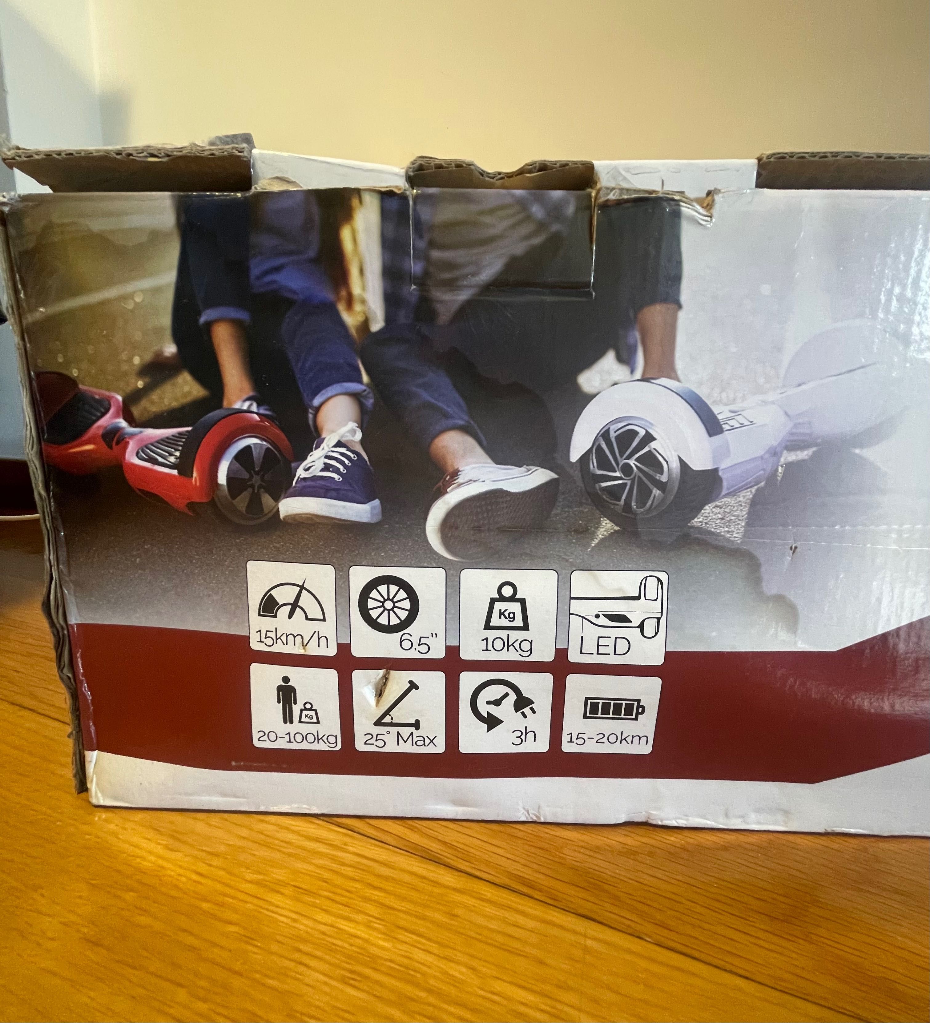 Hoverboard UrbanGlide 65s, preto, como novo