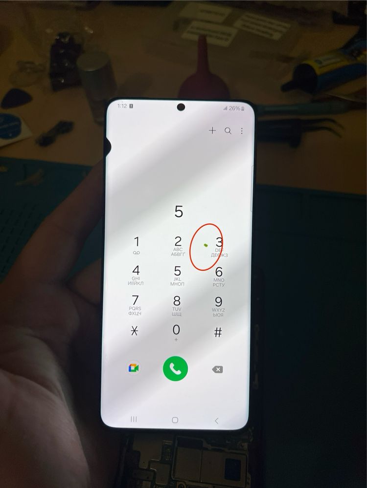 Дисплей Samsung s21 ultra G998 S21 Ultra екран модуль оригінал