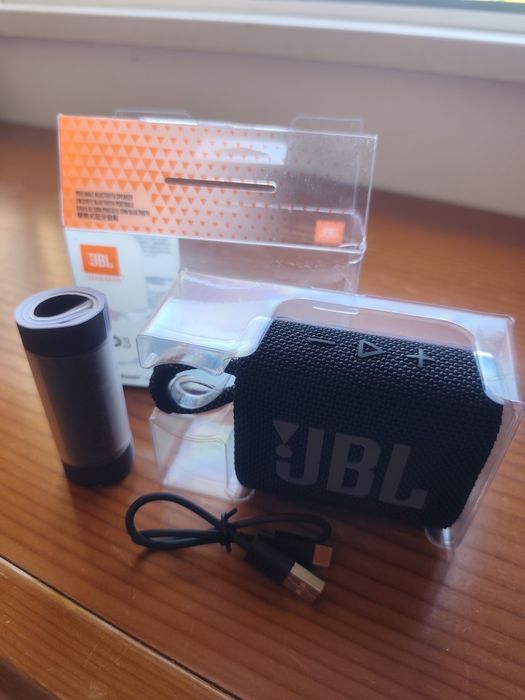 Coluna JBL Go3 como nova