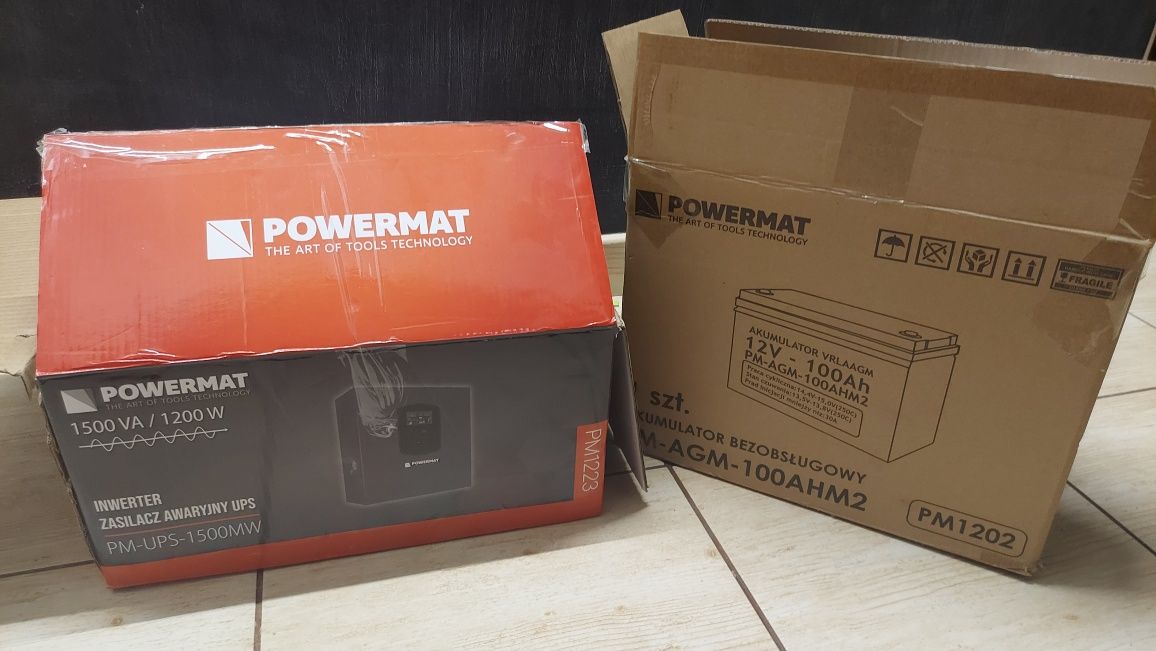 ТЕРМІНОВО! ДБЖ Powermat 1500VA 1200W чиста синусоїда+акумулятор AGM 10