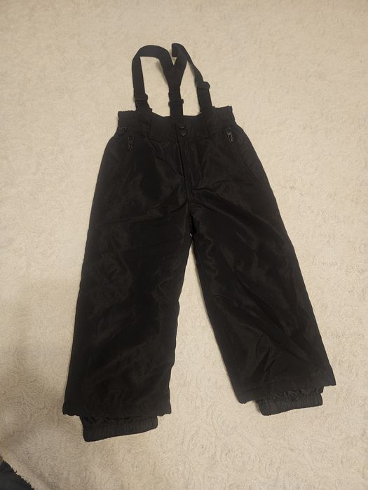 Spodnie narciarskie czarne 2- 3 latka